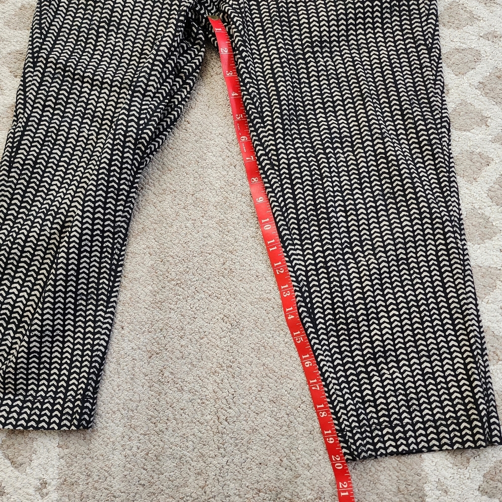 Loft Original Crop Patterned Pants - image 5